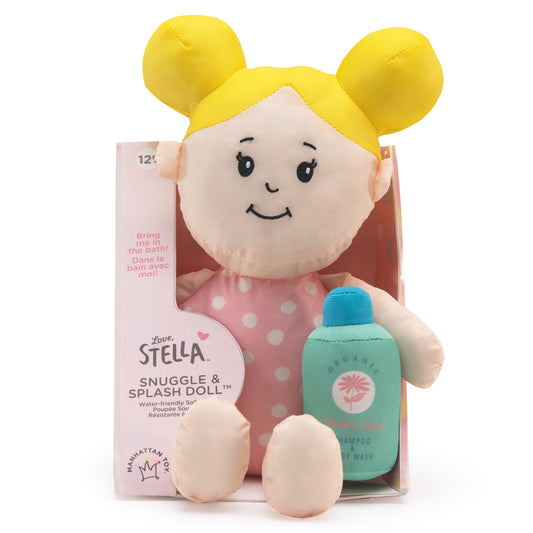 Love, Stella Snuggle & Splash doll by Manhattan Toy with soft body and water-friendly design