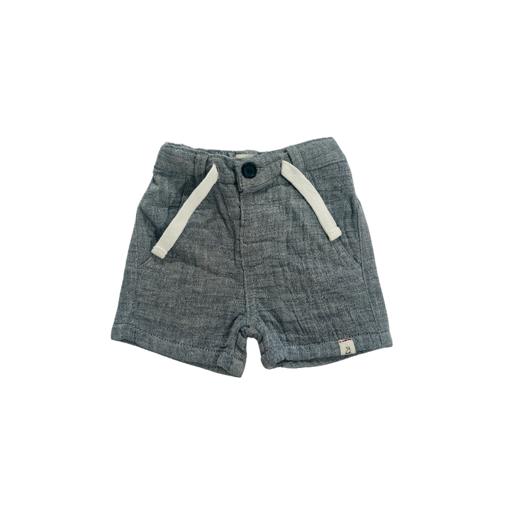 Me & Henry - Crew Dark Grey Gauze Shorts