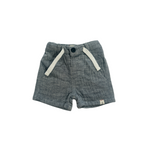 Me & Henry - Crew Dark Grey Gauze Shorts