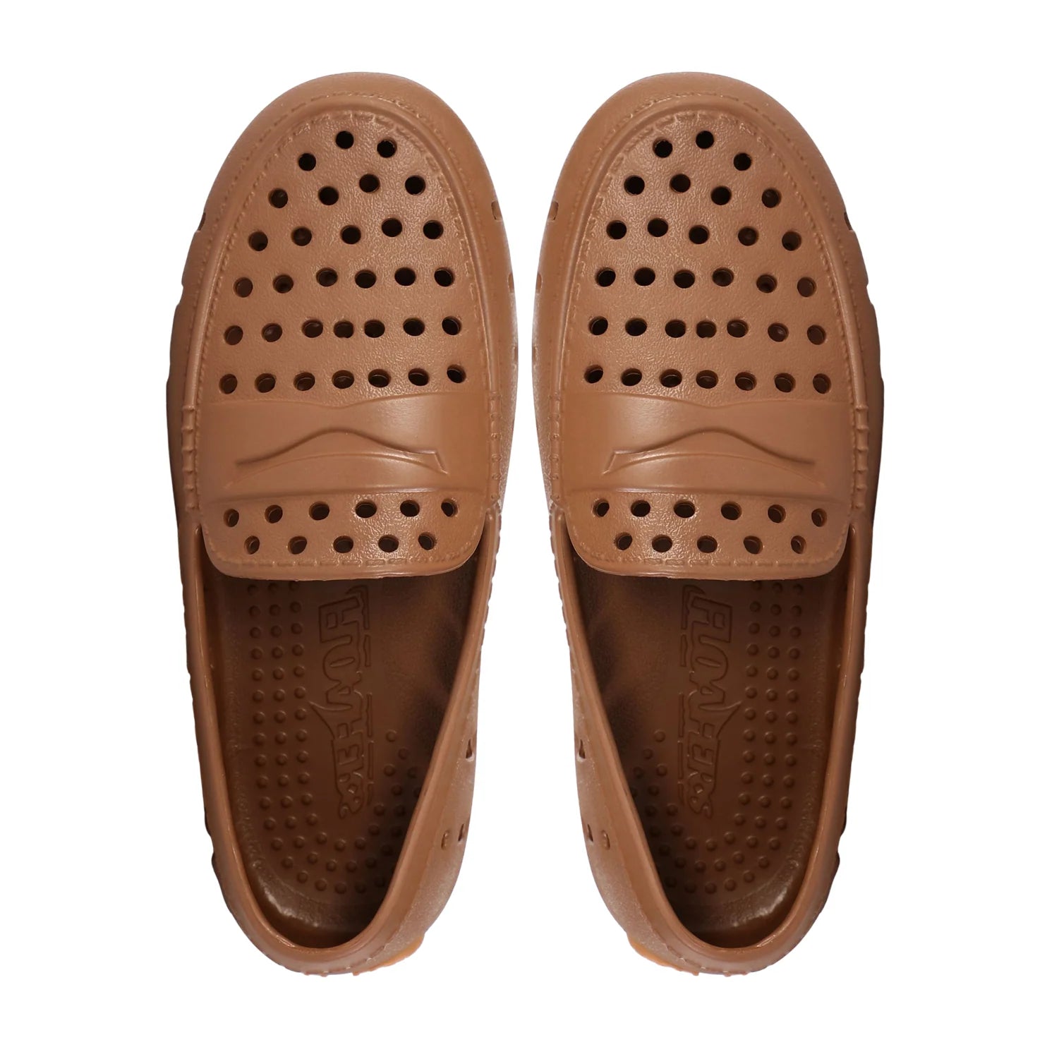Chestnut Hill/Gum Floafers by Floafers showing casual slip-on footwear with beige and gum soles, lightweight and comfortable.
