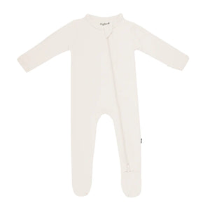 Kyte Baby - Zipper Footie - Oat