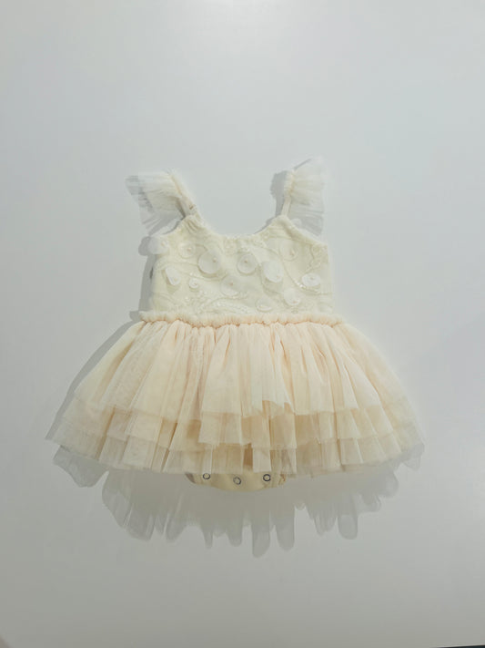 Noralee - Ivory Isla Tutu Bodysuit