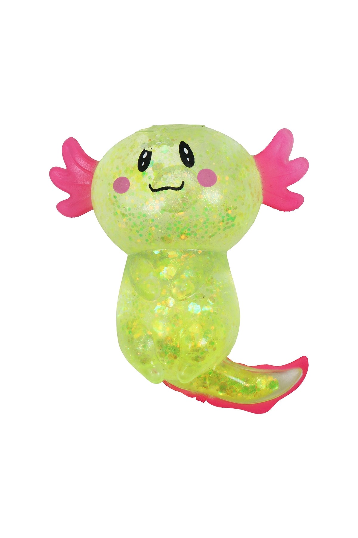 Axolotl Glittery Maltose Thick Putty Filled Squishy