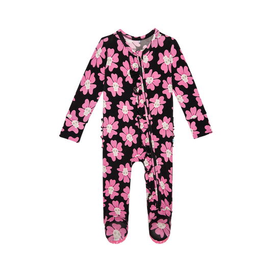 Posh Peanut - Winifred - Footie Ruffled Zippered One Piece