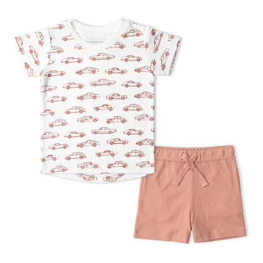 Cars Organic Tee & Shorts Set