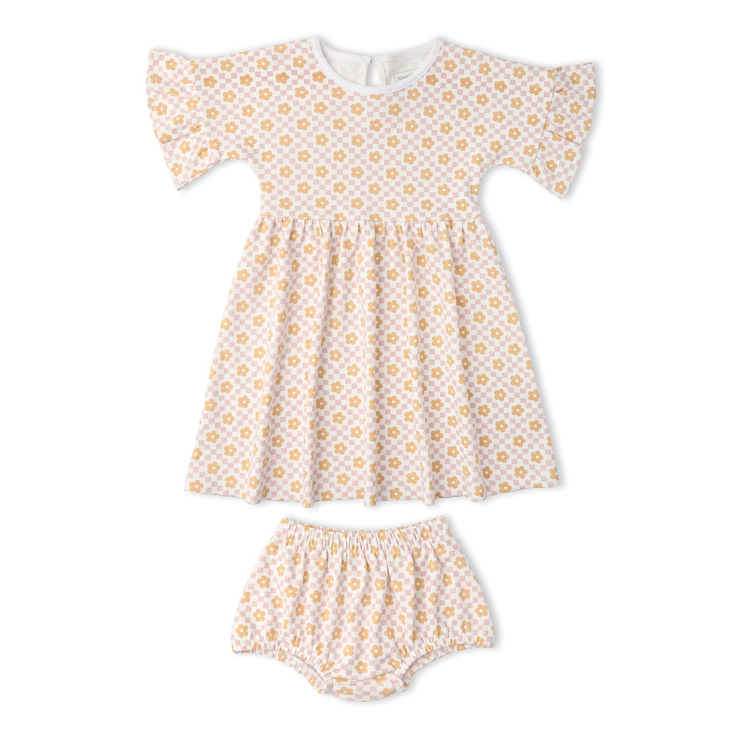 Pop Floral Organic Dolman Sleeve Dress