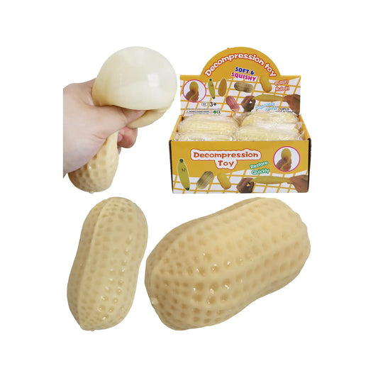 Peanut Fluffy Slime Filled Squishy Stress Relief Toy