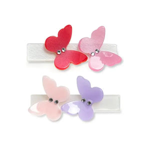 Lilies & Roses - Butterflies Satin Shades Hair Clips