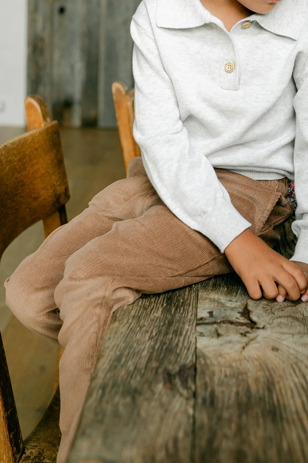 Brown Corduroy Bennett Pant