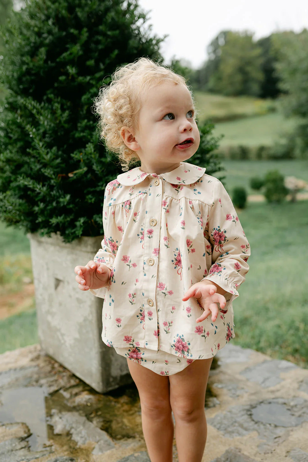 Floral Bouquet Harper Bloomer Set