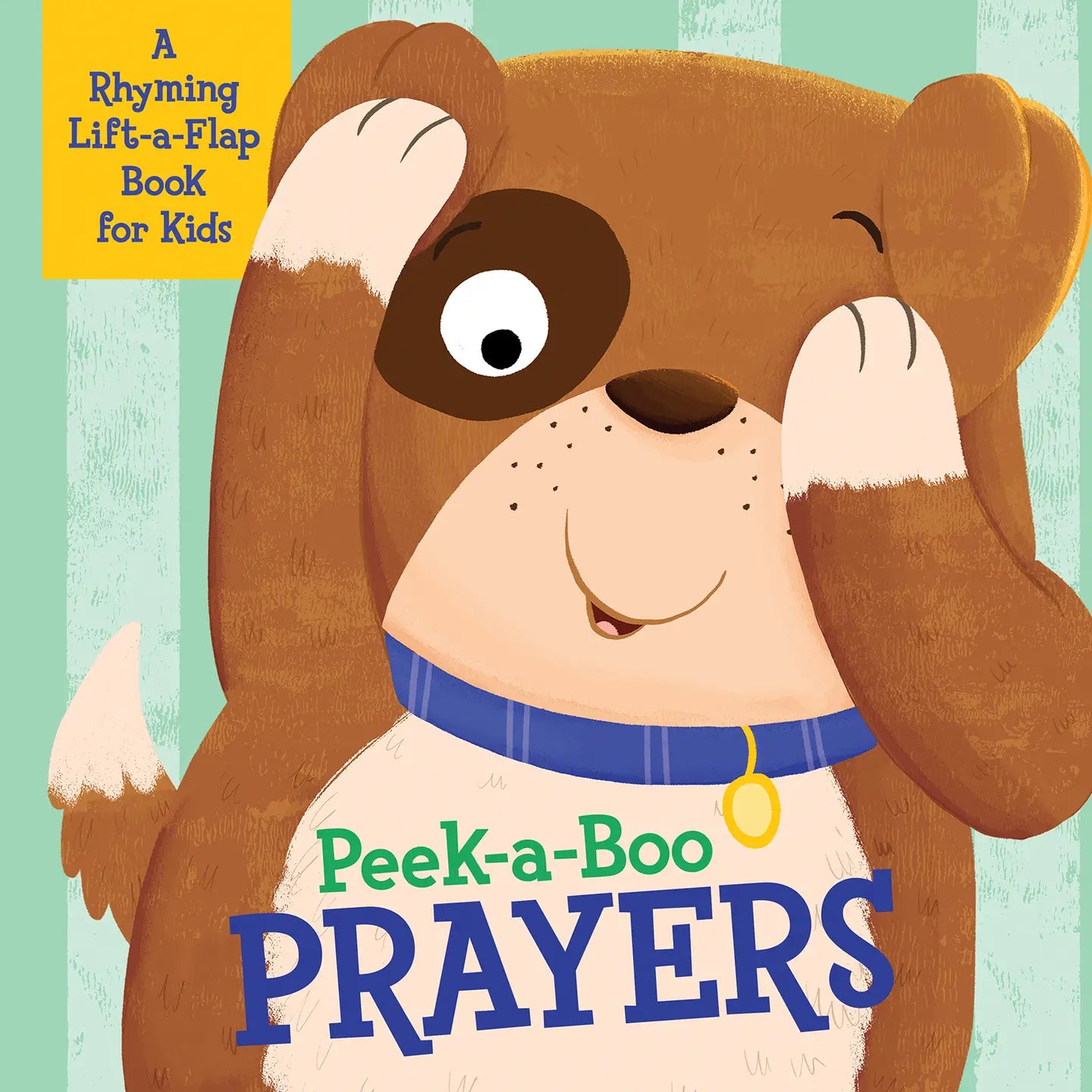 Peek-A-Boo Prayers book by Barbour Publishing INC featuring colorful illustrated pages for children to learn and enjoy prayer.