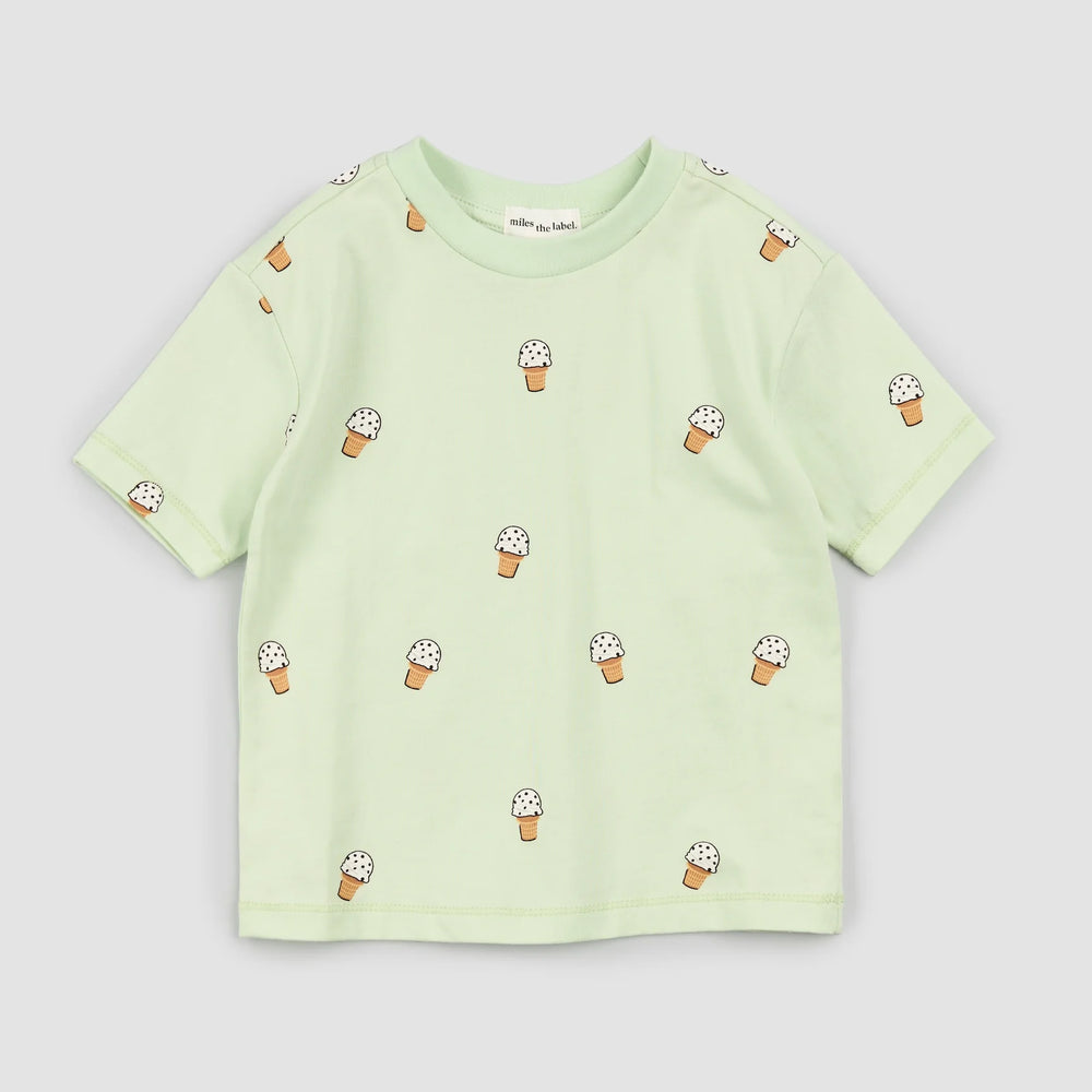 Miles the Label - Green Ice Cream Shirt
