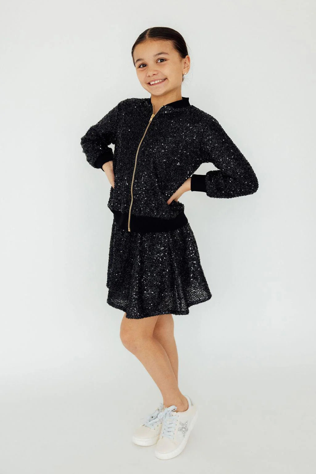 Mila & Rose - Black Sequin Jacket