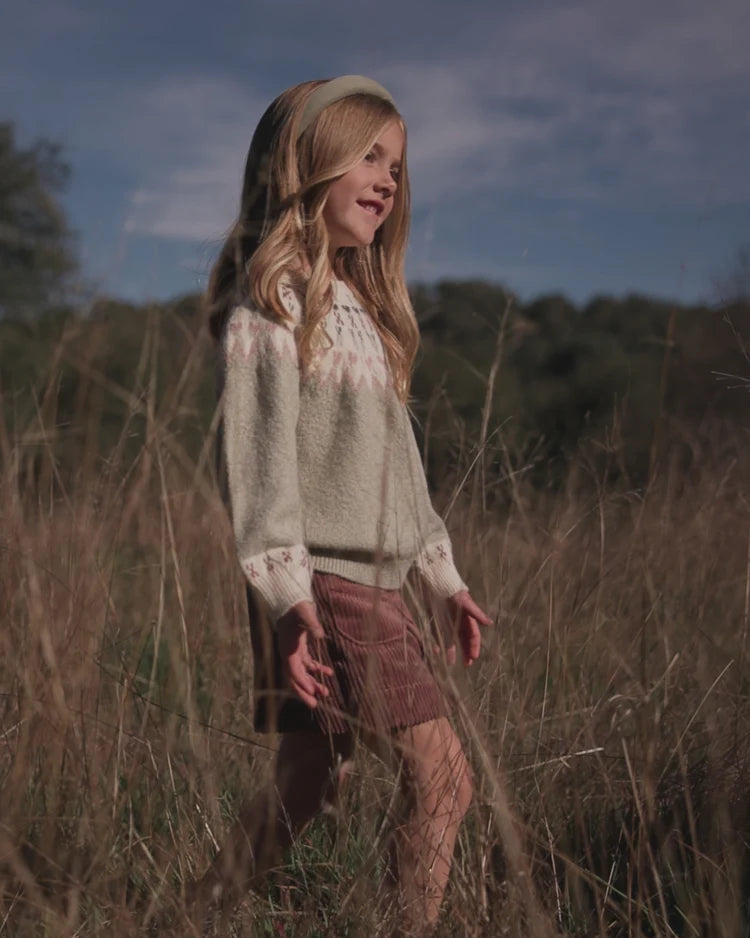 Sage Fair Isle Sweater