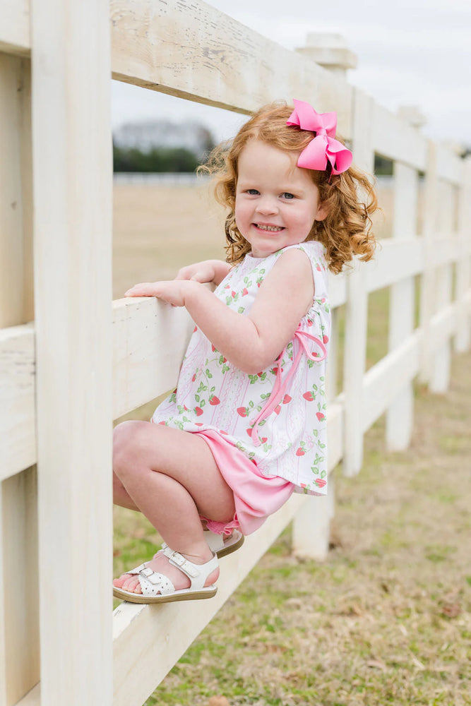 James & Lottie - Berry Sweet Frannie Knit Bloomer/Banded Short Set