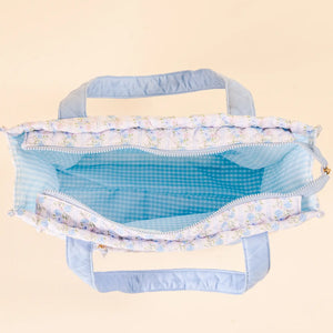 The Darling Effect - The Everyday Quilted Tote Bag-Petal Parade Blue
