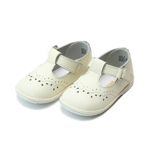 L'AMOUR - Birdie Toddler T Strap Ecru