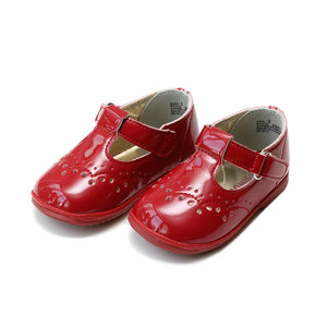 L'AMOUR - Birdie Toddler T Strap Patent Red