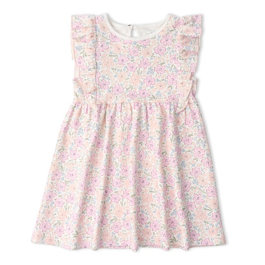 Peony Organic Flutter Dress