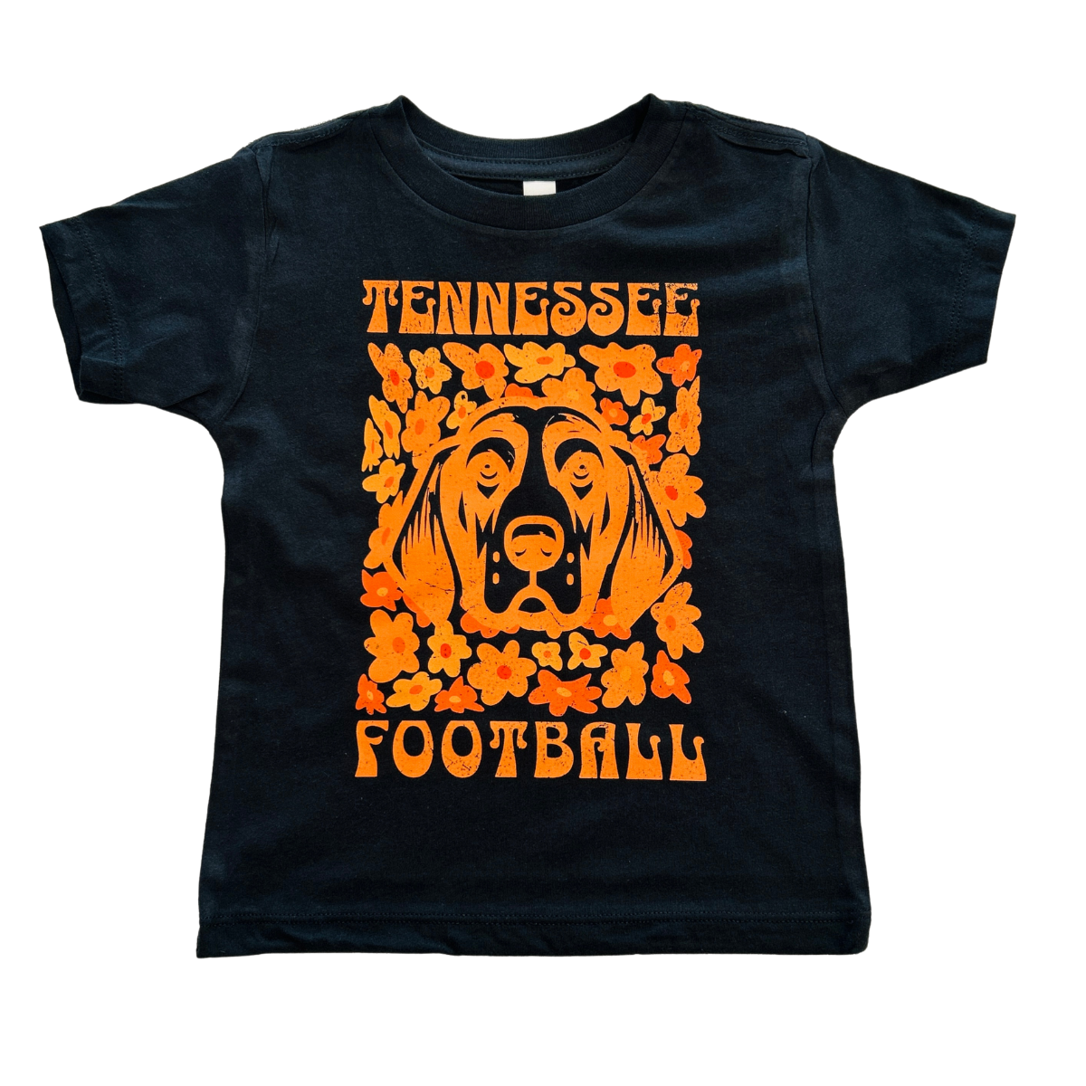 Black Tennessee Vols Floral Smokey Shirt