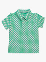 Ruffle Butts - Tiny Tee Time Knit Short Sleeve Performance Polo Shirt