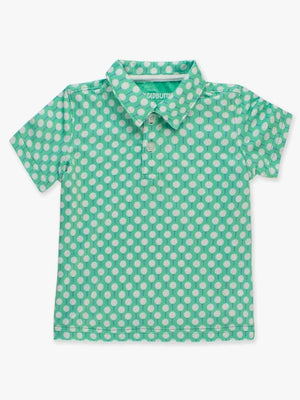 Ruffle Butts - Tiny Tee Time Knit Short Sleeve Performance Polo Shirt