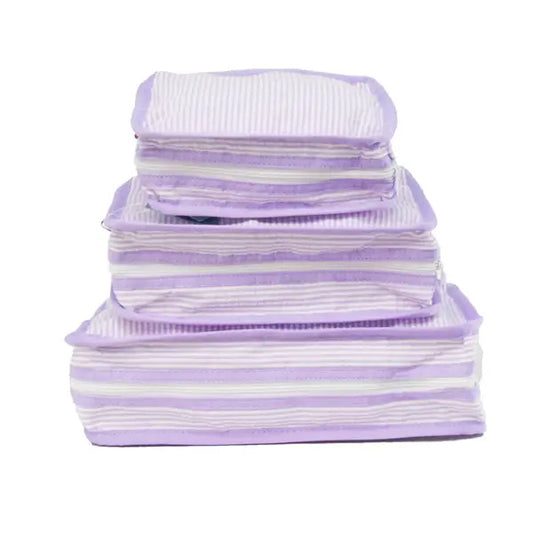 Mint - Lilac Seersucker Stacking Set