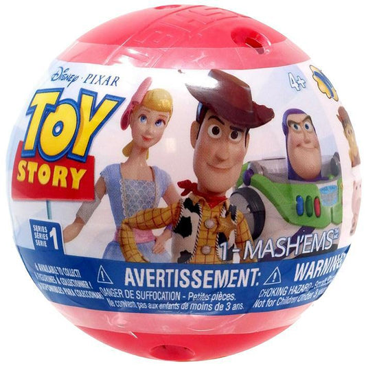 Schylling Toy Story Mash'ems collectible toys featuring popular characters from the Toy Story animated film series.