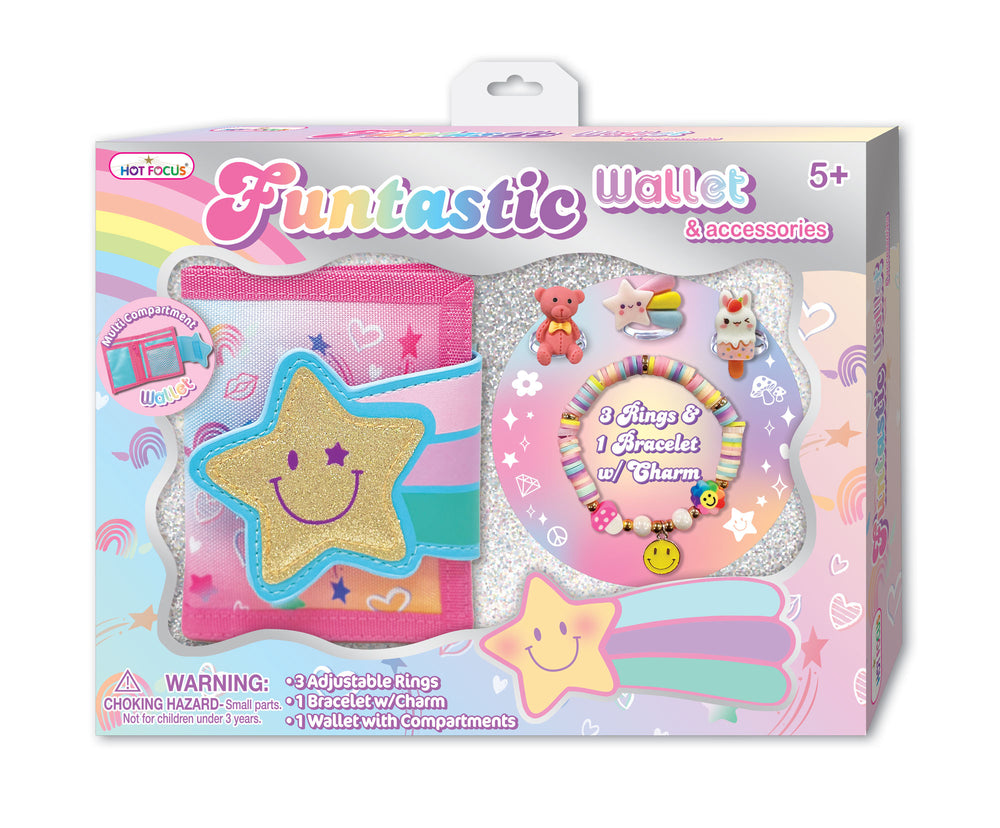 Hot Focus - Rainbow Funtastic Wallet & Accessories