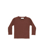 Rylee & Cru - Brick Long Sleeve Knit Top