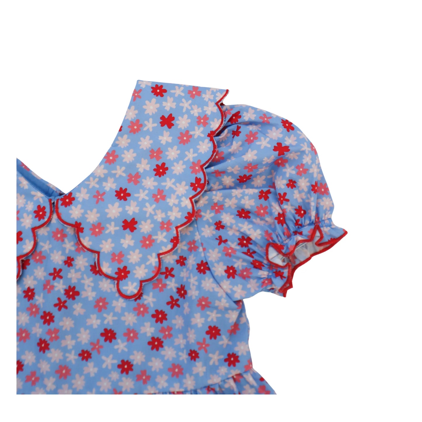 Hollis Baker Ditsy Floral Conley Dress with a relaxed fit, featuring a floral pattern and lightweight fabric, perfect for casual wear.