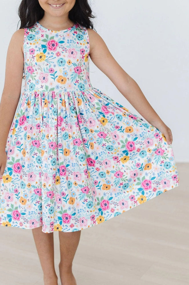 
            
                Load image into Gallery viewer, Mila &amp;amp; Rose - Sunshine Blooms Tank Twirl Dress
            
        