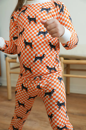 Game Day - Coonhound 2 Piece Bamboo Pajama Set