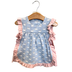 True - Blue Bunny Bloomer Set