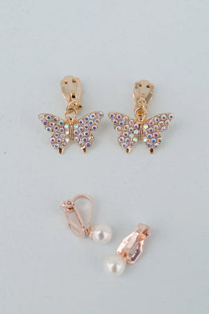 Great Pretenders - Boutique Butterfly Clip on Earrings