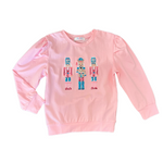 Lulu Bebe - Sequin Nutcracker Puff Longsleeve Shirt