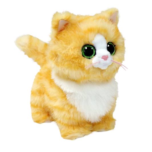 Ty Melanie plush teddy bear with soft brown fur and a friendly expression, perfect for cuddling and gifts.