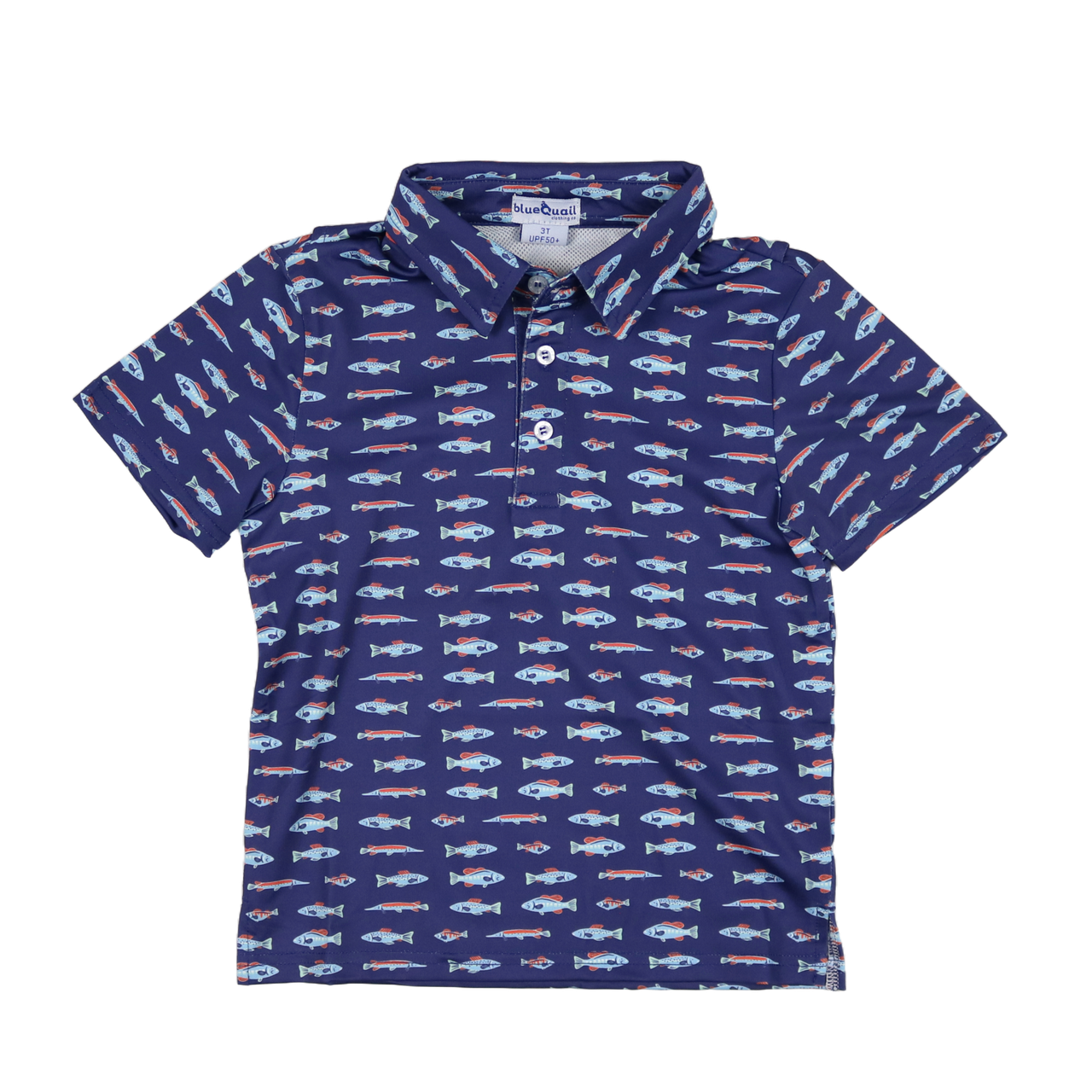 Blue Quail Clothing Co. freshwater polo short sleeve shirt with a classic collar and breathable fabric, displayed on a plain background.