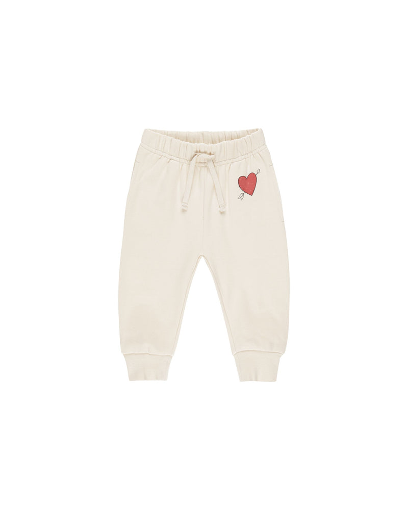 Quincy Mae - Relaxed Fleece Sweatpant || Cupid