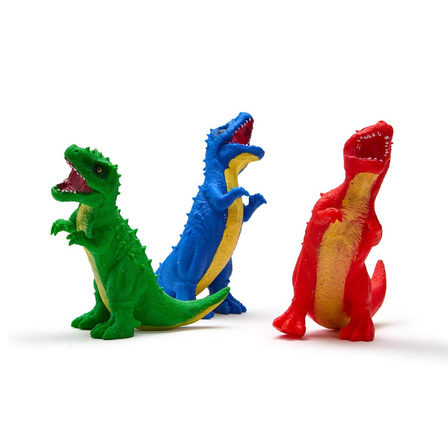 T-Rex Stretch & Mold Dinosaur toy by Twos Company, featuring soft, flexible material with detailed dinosaur design.
