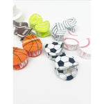 Sports Ball Theme Medium Size Claw Clips