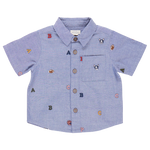 Pink Chicken - Boys Jack Shirt - Varsity Embroidery
