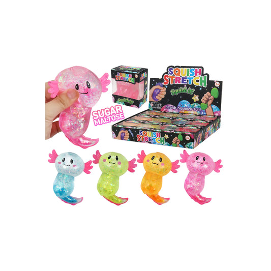 Axolotl Glittery Maltose Thick Putty Filled Squishy