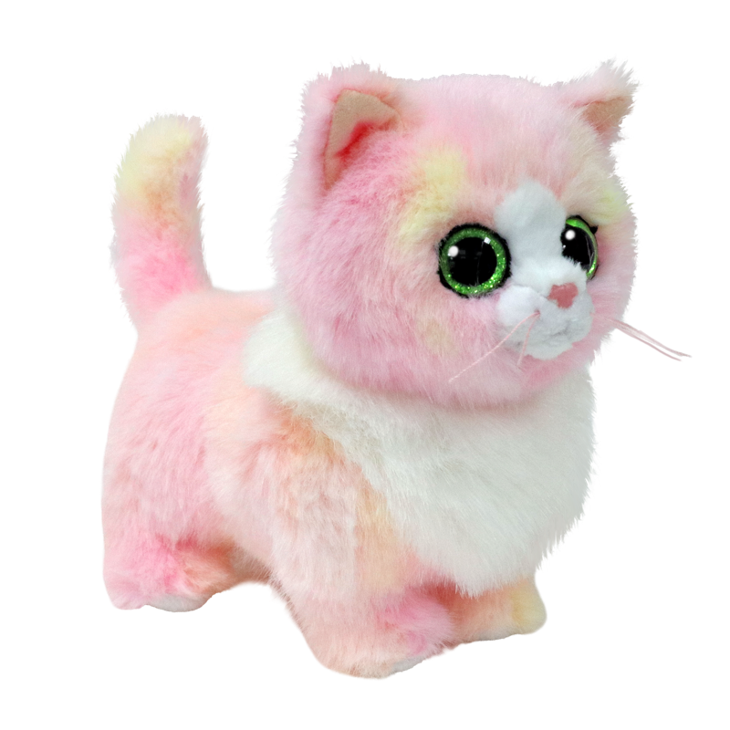 Soft plush Ty Lady stuffed animal with detailed features, perfect for cuddling and collecting.