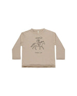 Rylee & Cru - Giddy Up Raw Edge LS Tee