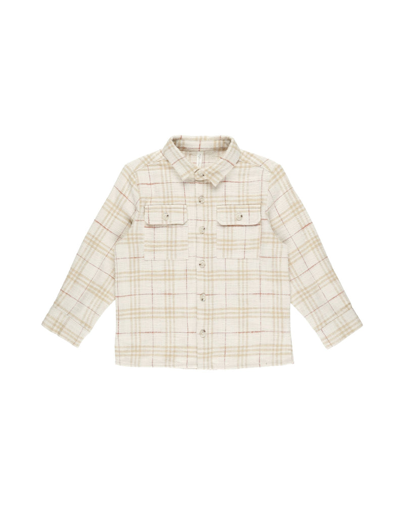 Rylee & Cru - Vintage Plaid Collared LS Shirt