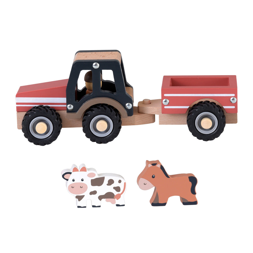 Egmont farm truck toy with detailed red and blue truck design, suitable for children and outdoor play.