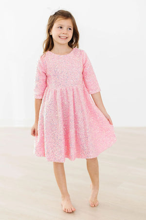 Mila & Rose - Bubblegum Pink Sequin Dress