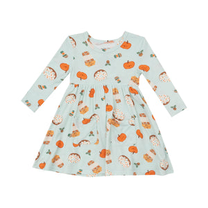 Angel Dear - Pumpkin Spice Latte Twirly Dress