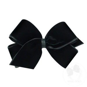 wee ones - Small King Classic Velvet Bow